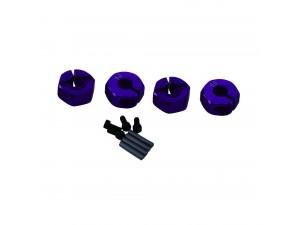 HSP 1/10 12mm RC Wheel Hex Mount 4pcs/set (PURPLE)